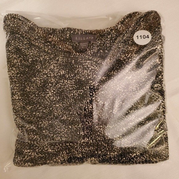 Lilla P Sweater Womens Small Knit Layering Piece See Through Boat Neck S - Picture 12 of 12